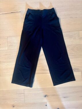 Max Studio Black Wide-Leg Knit Pants